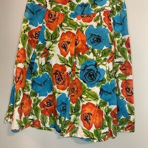 Talbots Women’s Floral A-Line Skirt Size 12 - Multicolor